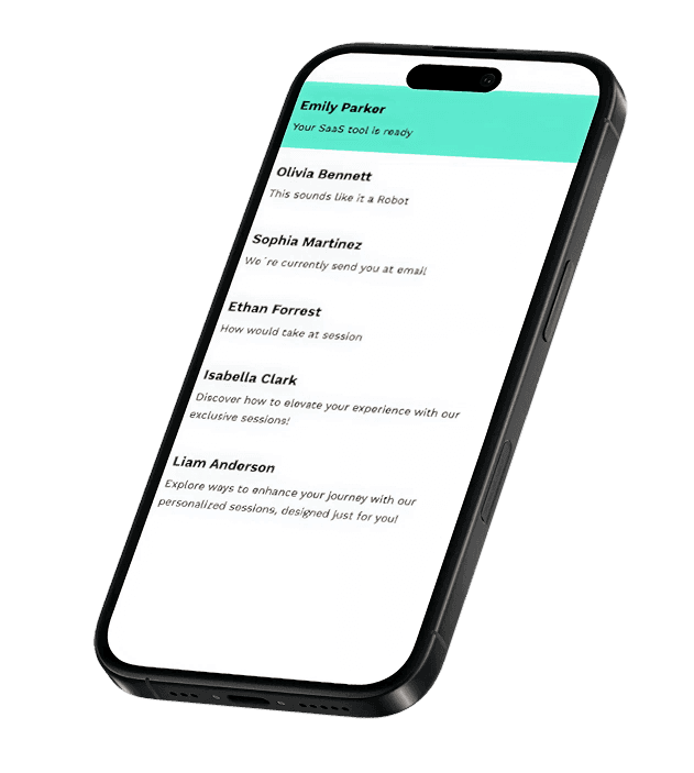 SMS message preview on mobile device interface SMS Messaging Platform