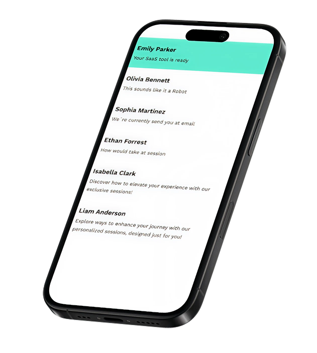 SMS message preview on mobile device interface SMS Messaging Platform