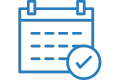 Sample appointment scheduling image with transparency